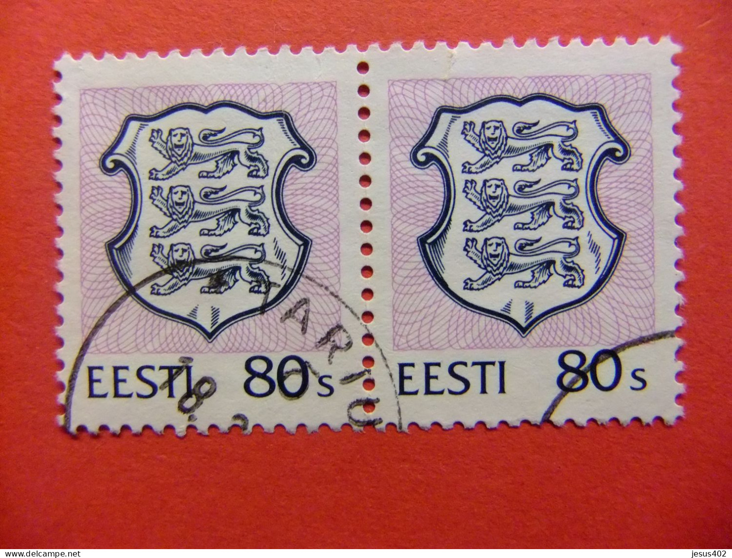 111 ESTONIA - ESTONIE - EESTI 1995 / ESCUDO De ARMAS / YVERT 271 FU - Estland