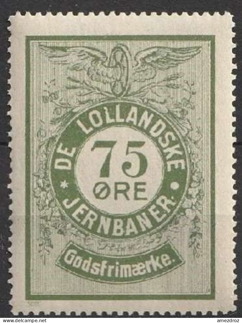 Chemin De Fer Danois ** - Dänemark Railway Eisenbahn De Lollandske Jerbaner (A13) - Paketmarken