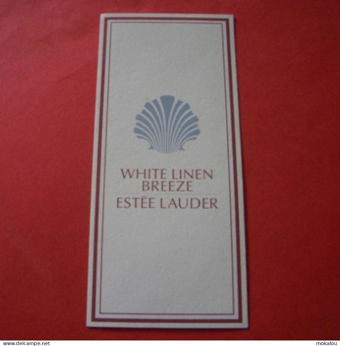 Carte Estée Lauder White Linen Breeze - Modernes (à Partir De 1961)