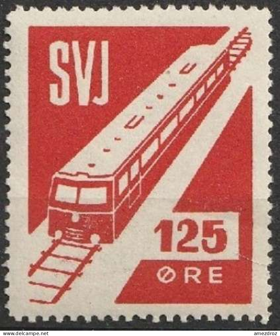 Chemin De Fer Danois ** - Dänemark Railway Eisenbahn Local Train MFVJ SVJ (A1) - Parcel Post