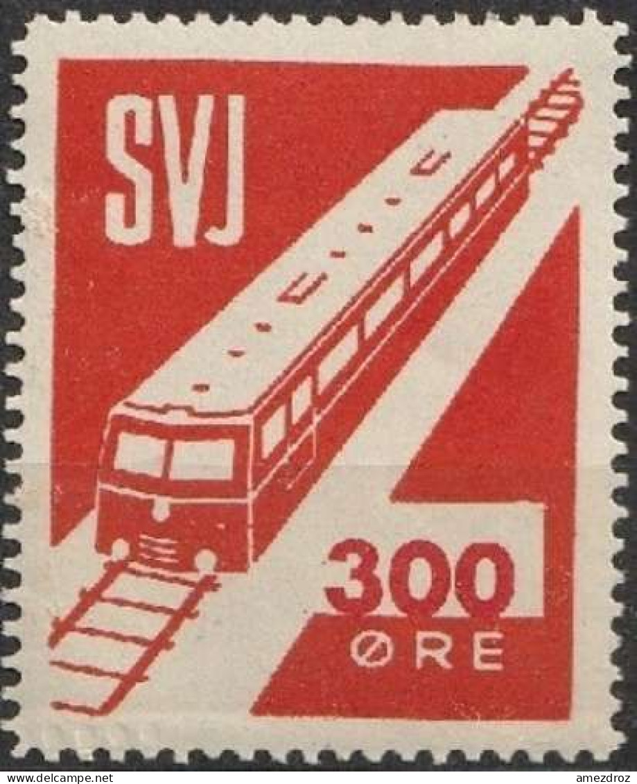 Chemin De Fer Danois ** - Dänemark Railway Eisenbahn Local Train MFVJ SVJ (A1) - Paketmarken