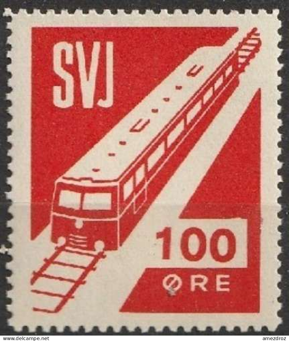 Chemin De Fer Danois ** - Dänemark Railway Eisenbahn Local Train MFVJ SVJ (A1) - Paketmarken