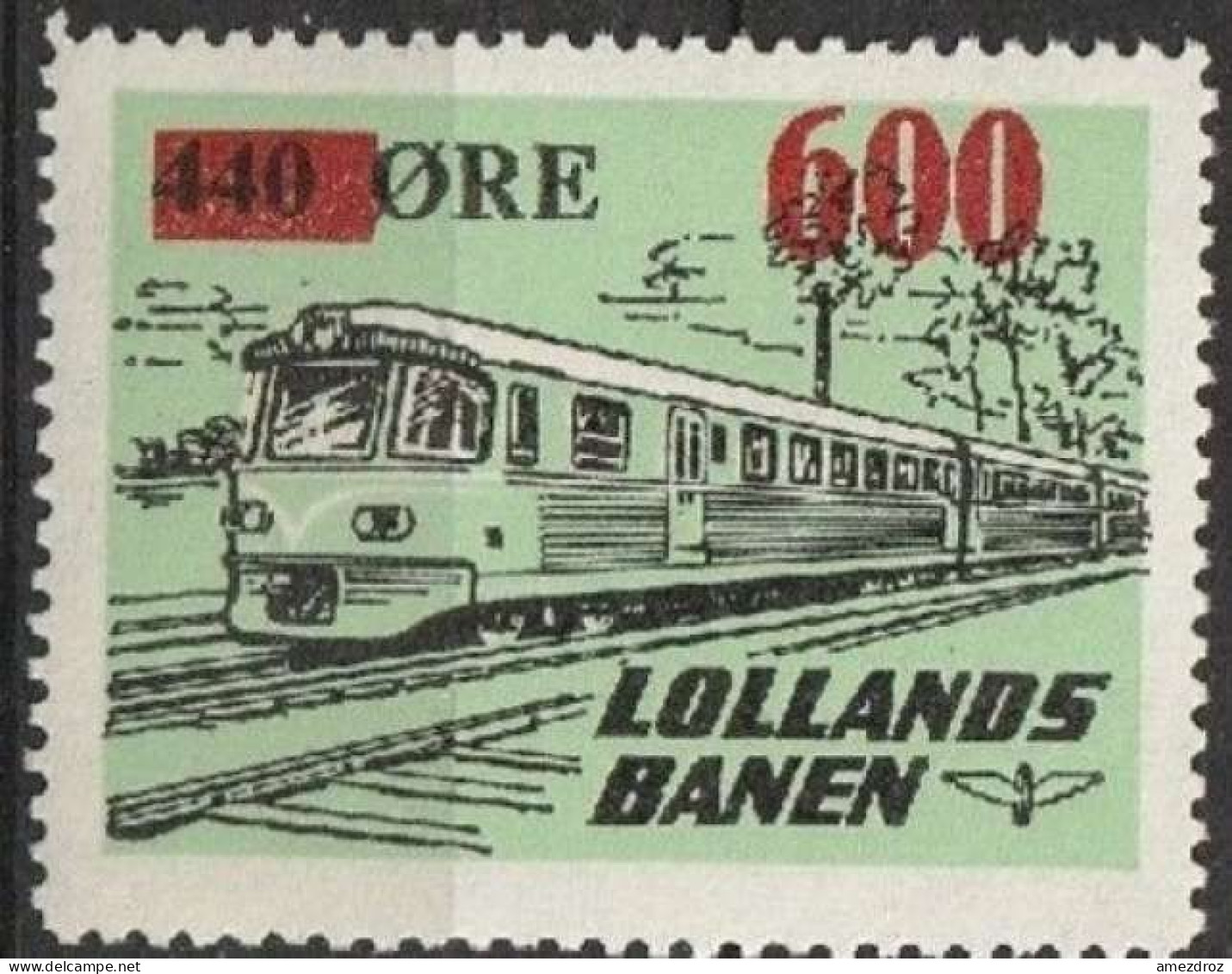 Chemin De Fer Danois ** - Dänemark Railway Eisenbahn Lollands Banen  (A1) - Postpaketten