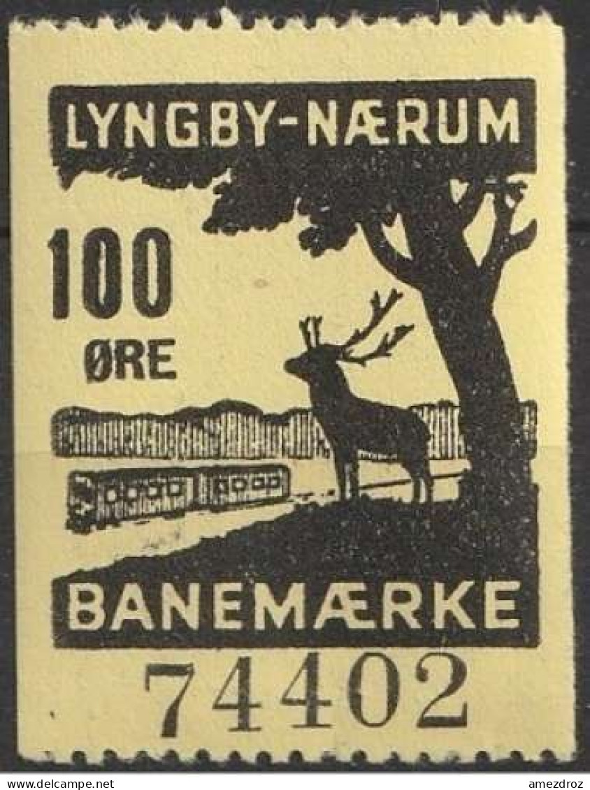 Chemin De Fer Danois ** - Dänemark Railway Eisenbahn Lyngby - Naerum Banemaerke  (A13) - Colis Postaux