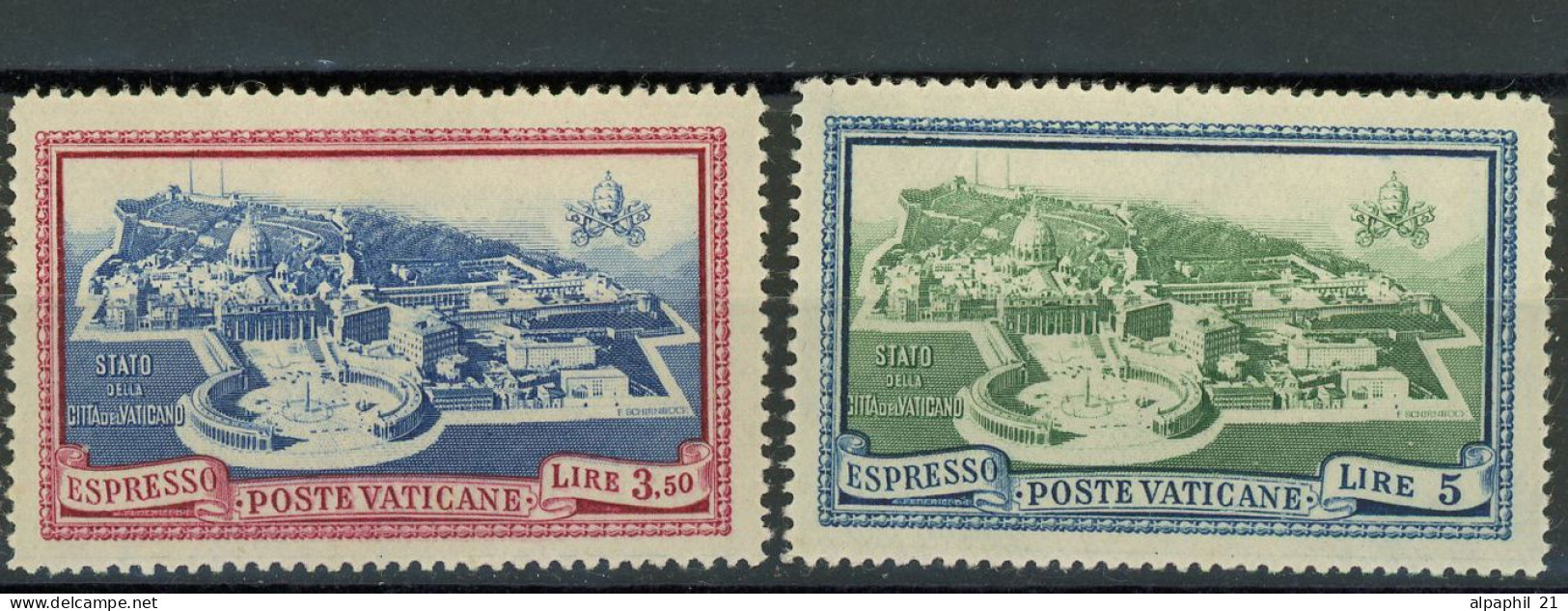 Città Del Vaticano: Pope Pius XII, 1945 - Unused Stamps