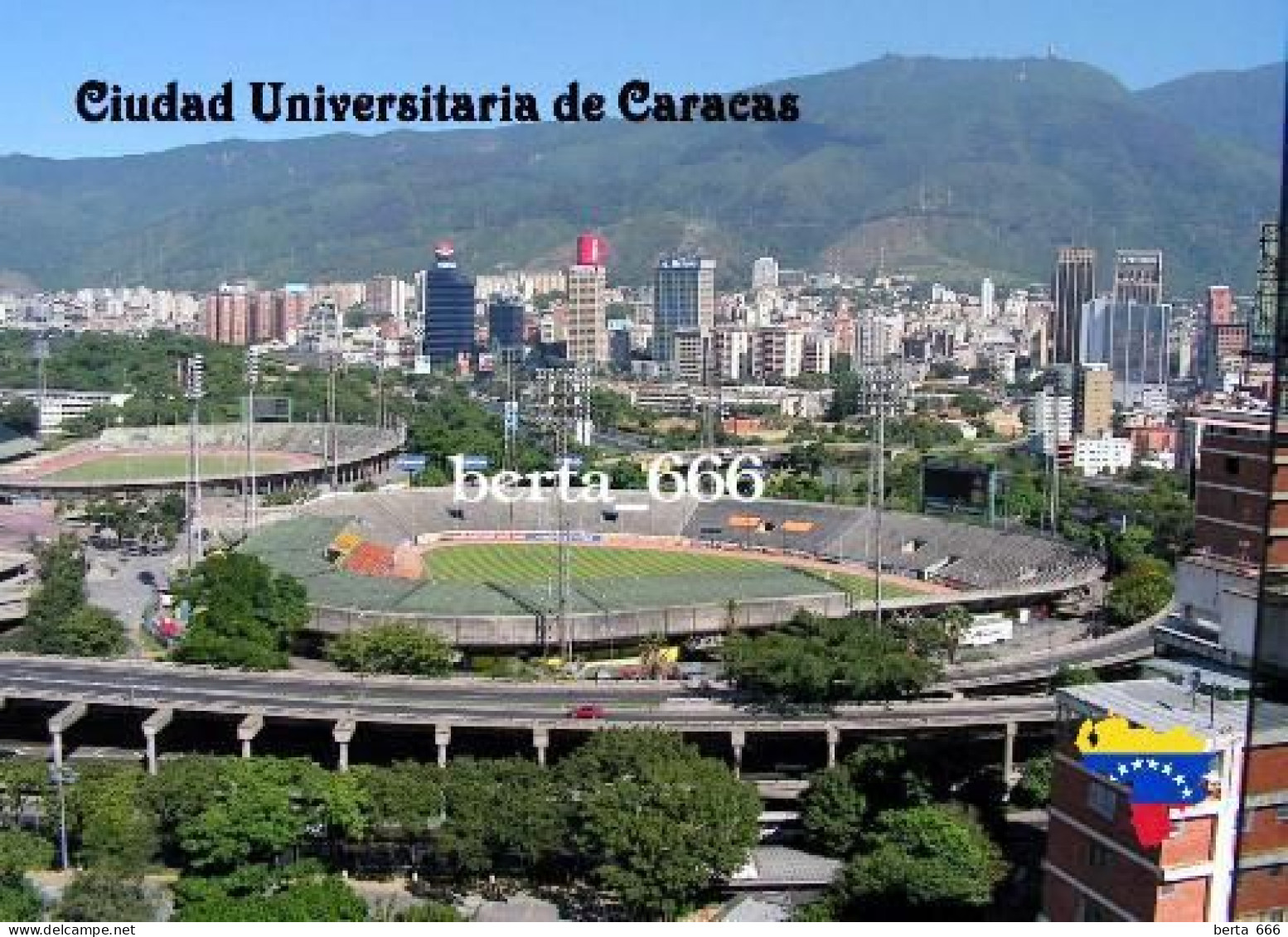 Venezuela Caracas University City Stadiums UNESCO New Postcard - Venezuela
