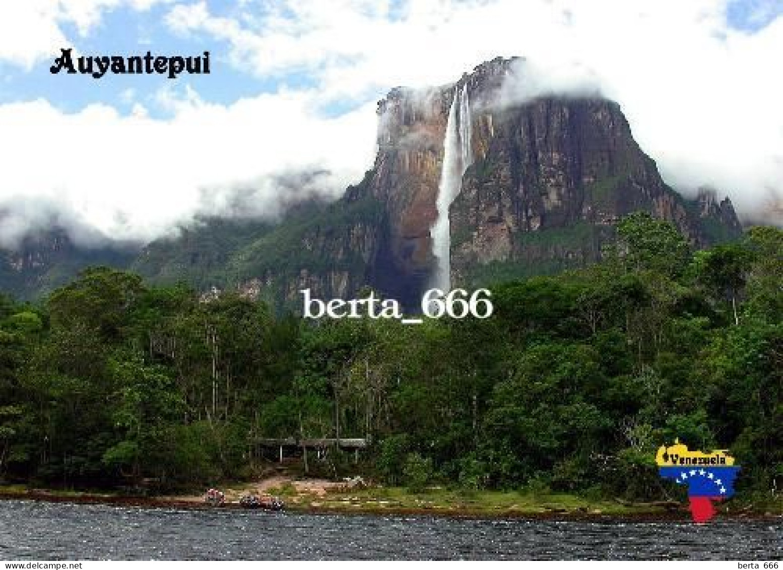 Venezuela Auyantepui Angel Falls UNESCO New Postcard - Venezuela