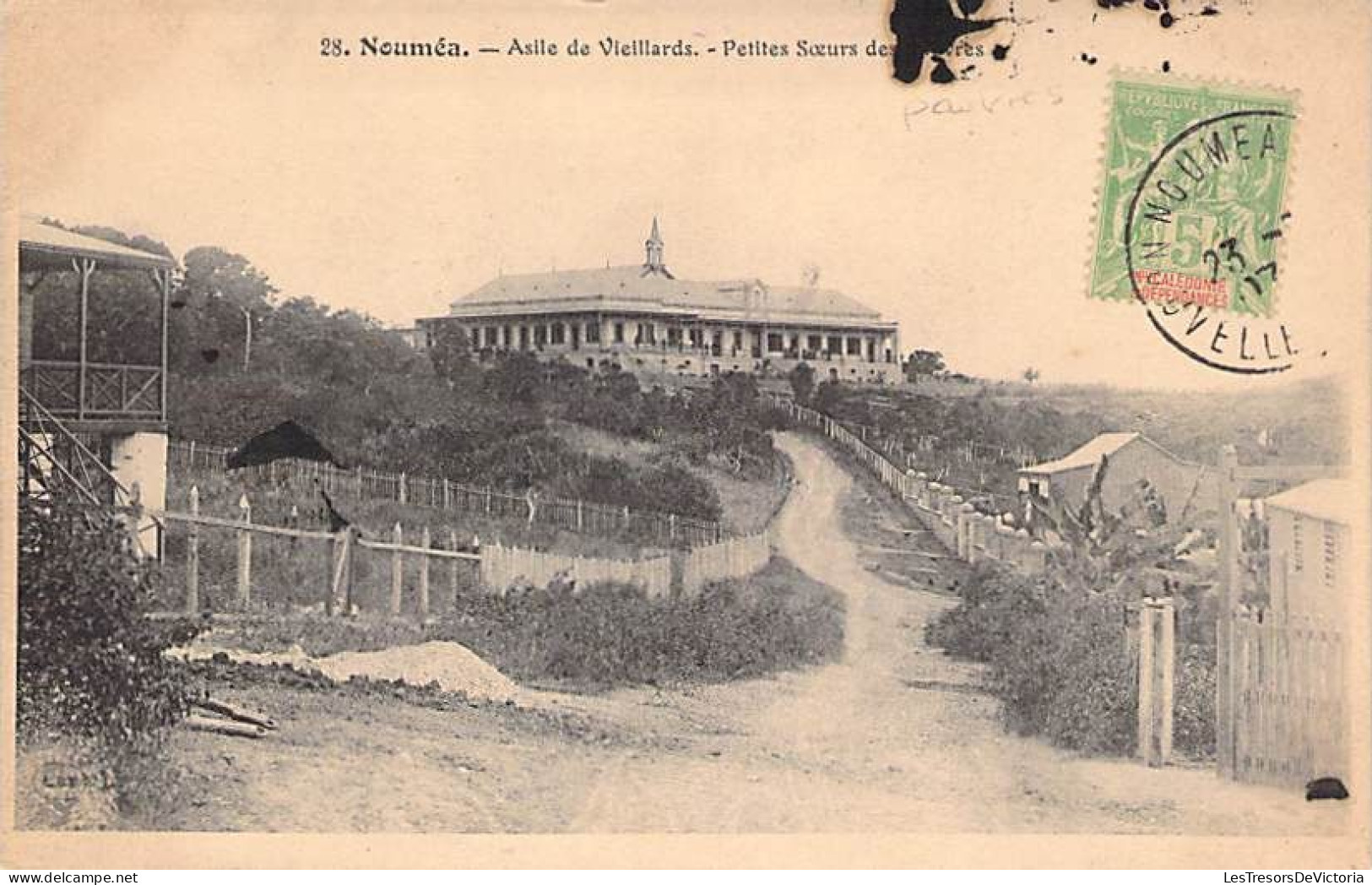 Nouvelle Calédonie - Nouméa - Asile De Vieillards - Petites Sœurs De Pauvres - 1907 - Carte Postale Ancienne - Nueva Caledonia