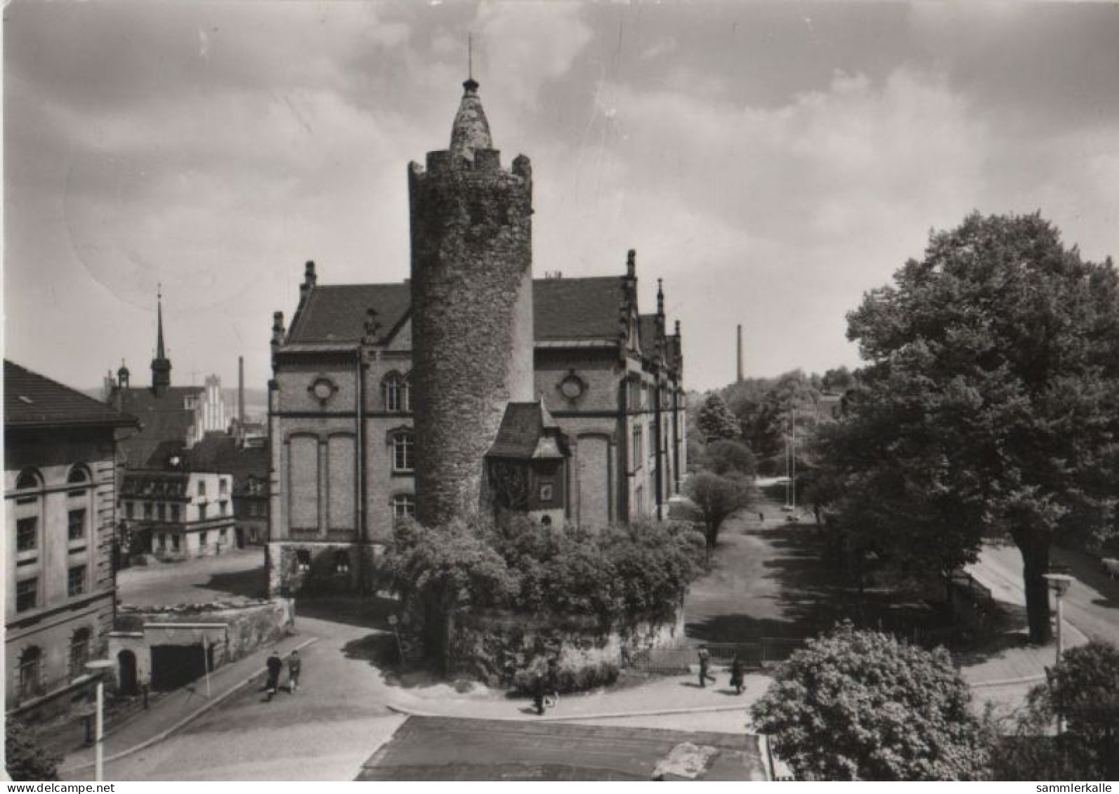 83689 - Pössneck - Weisser Turm Mit Schule - 1979 - Pössneck