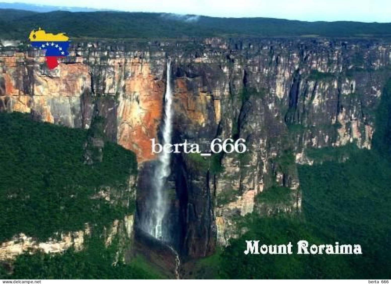 Venezuela Mount Roraima Waterfall UNESCO New Postcard - Venezuela