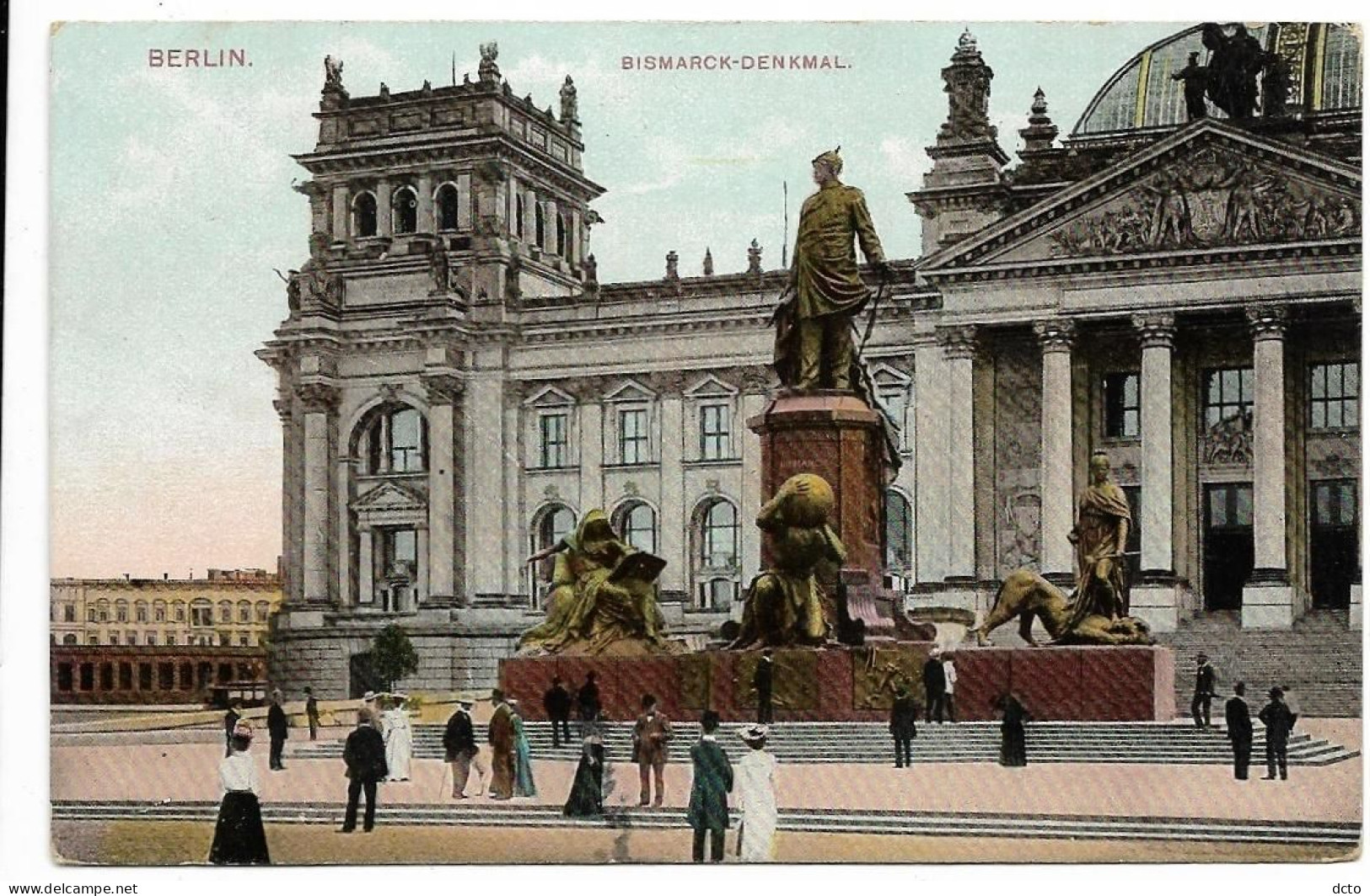 BERLIN Bismarck-Denkmal Ed. Goldiner C. 25, Envoi 1911 - Tiergarten