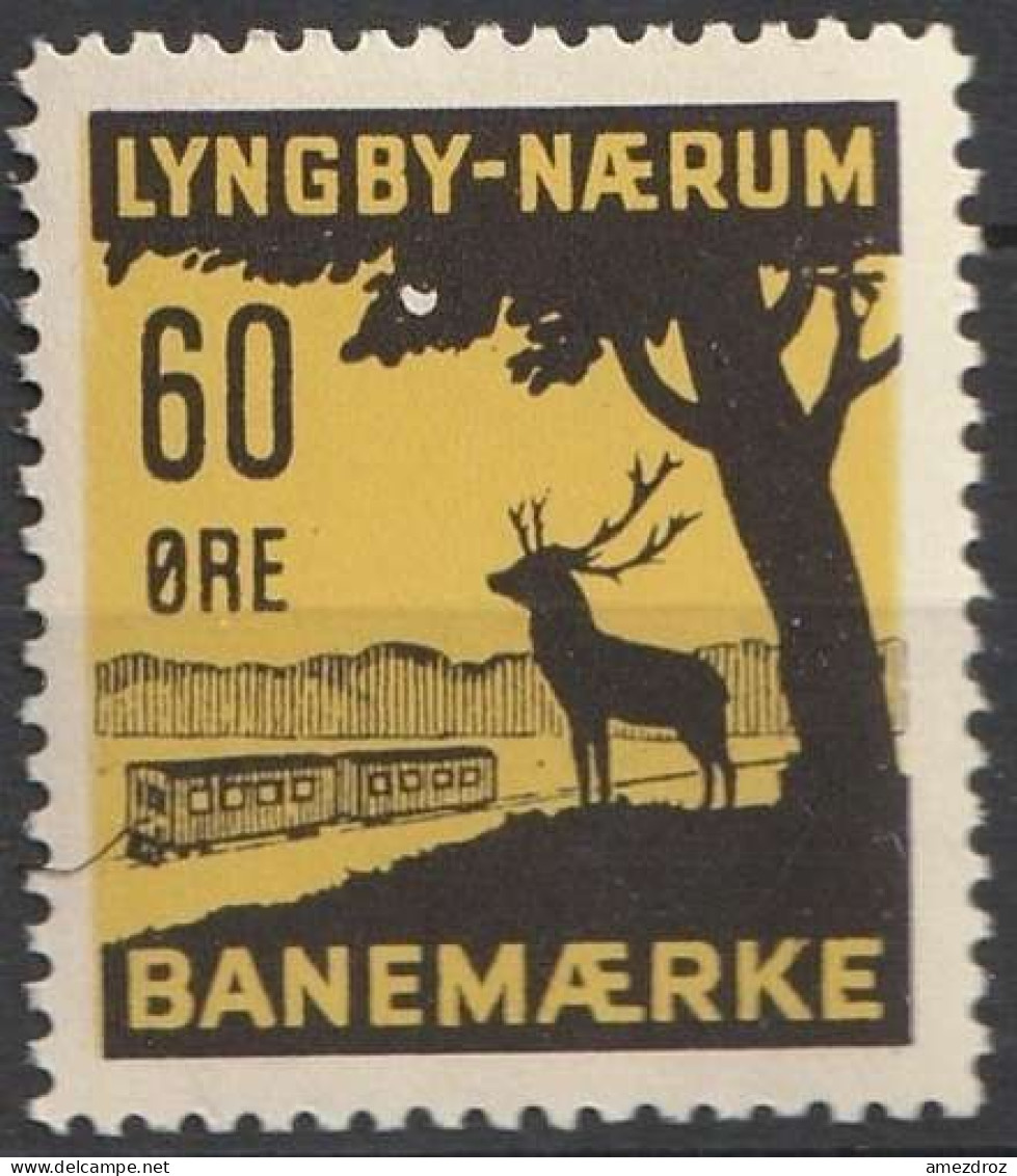 Dänemark Railway Eisenbahn Lyngby - Naerum Banemaerke (A13) - Postpaketten