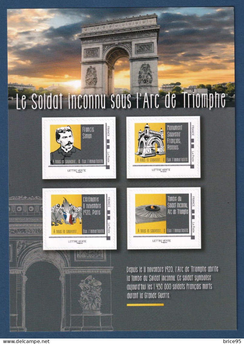 France - Collector - Le Soldat Inconnu Sous L'arc De Triomphe - Neuf Sans Charnière ** - 2017 - Collectors