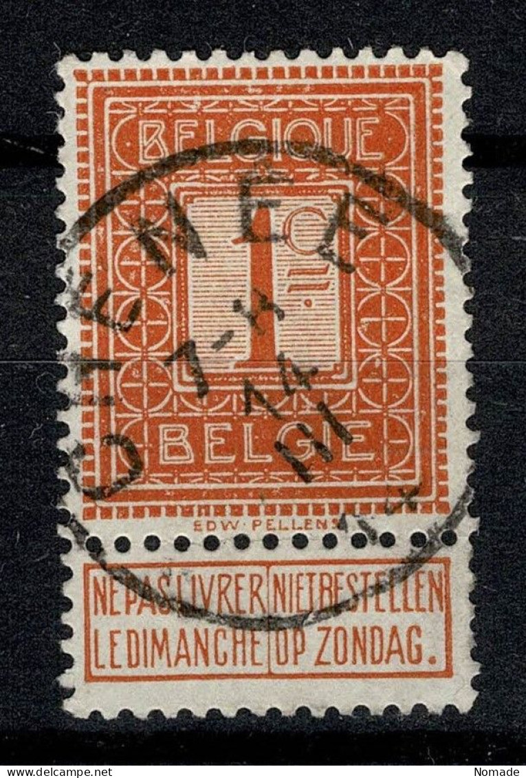 Belgique 1912 COB 108 Belle Oblitération CHENEE - 1912 Pellens