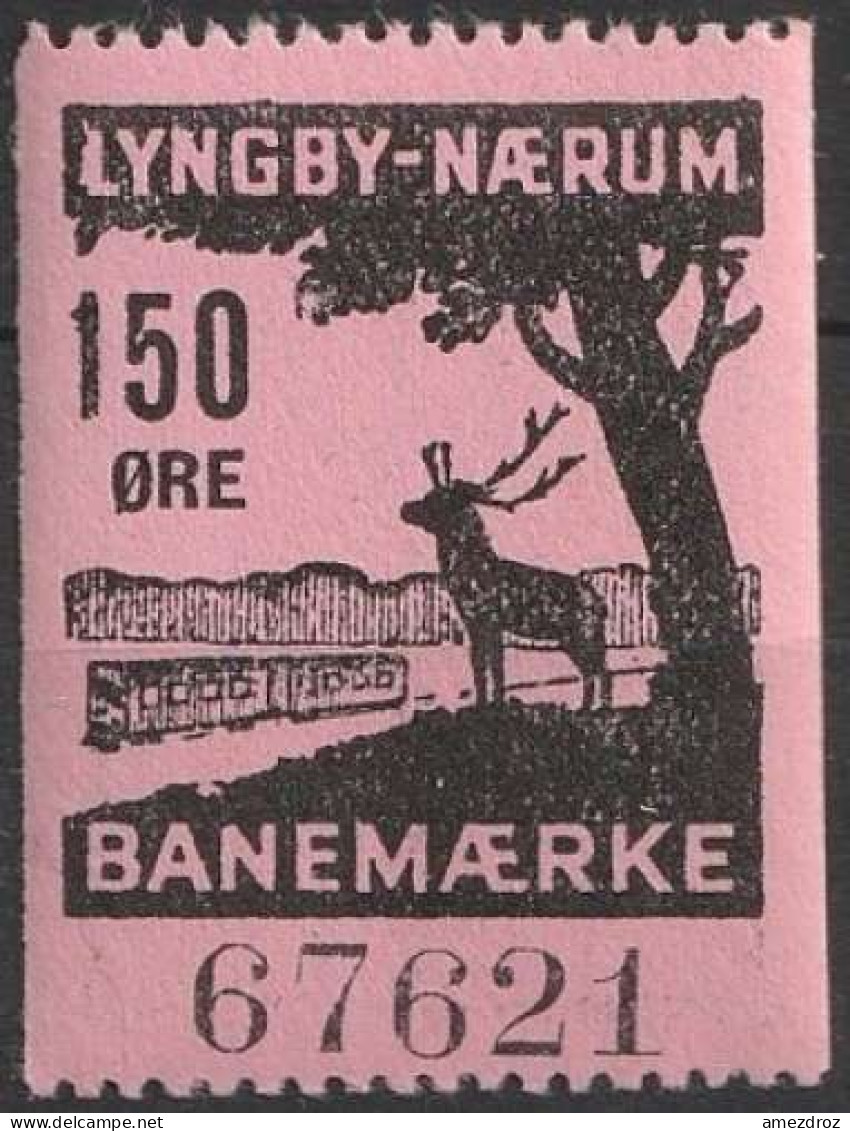 Chemin De Fer Danois ** - Dänemark Railway Eisenbahn Lyngby - Naerum Banemaerke (A13) - Postpaketten