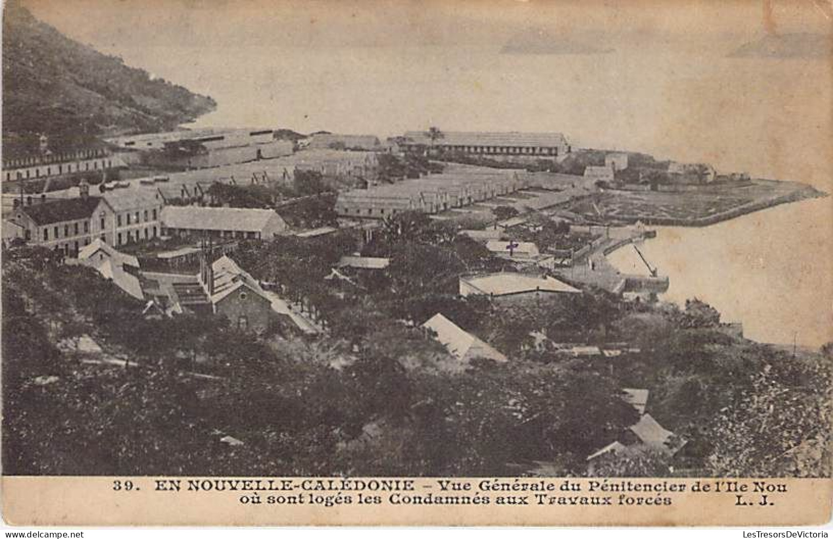 Nouvelle Calédonie - Vue Générale Du Pénitencier De L'ile Nou Où Sont Logés Les Condamnés - Carte Postale Ancienne - Neukaledonien