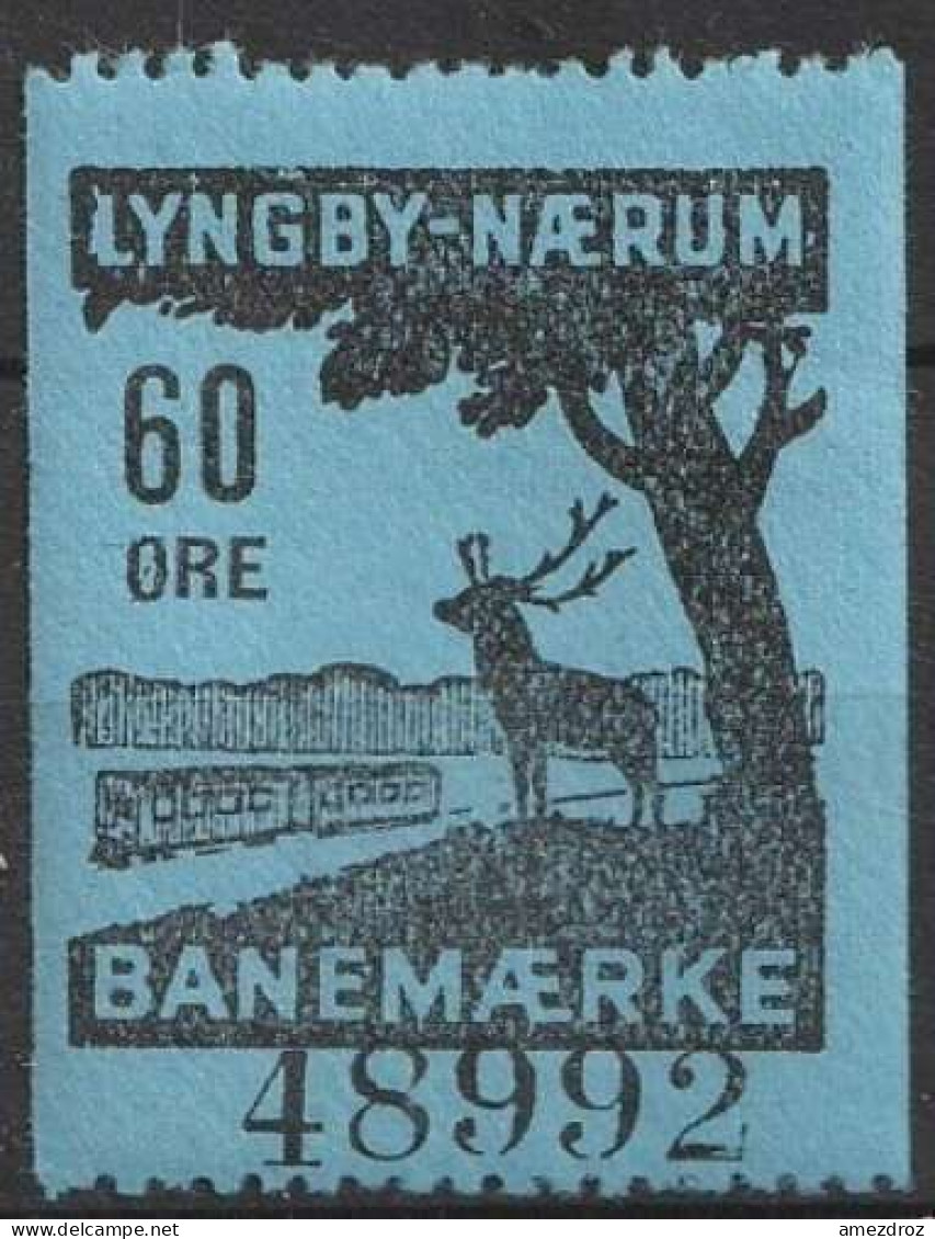 Chemin De Fer Danois ** - Dänemark Railway Eisenbahn Lyngby - Naerum Banemaerke (A13) - Postpaketten