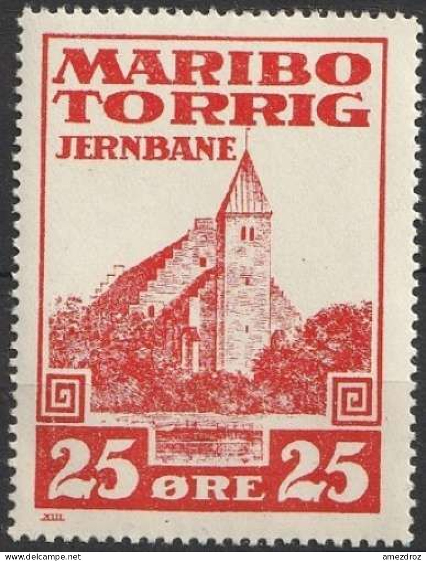 Chemin De Fer Danois ** - Dänemark Railway Eisenbahn Maribo - Torrig Jernbane  (A13) - Paquetes Postales