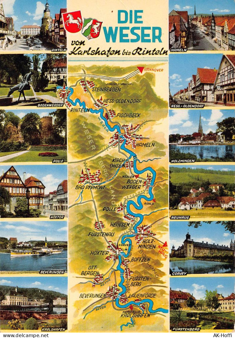 Die Weser Von Karlshafen Bis Rinteln - Bad Karlshafen