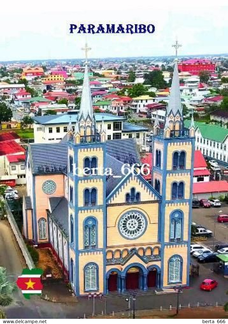 Suriname Paramaribo Cathedral UNESCO New Postcard - Suriname