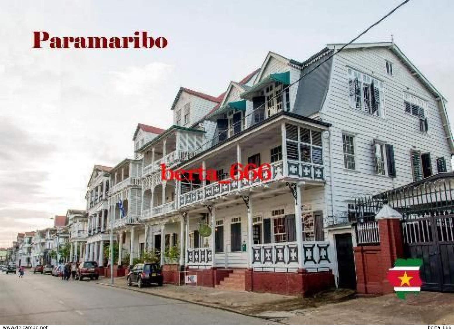 Suriname Paramaribo UNESCO New Postcard - Suriname