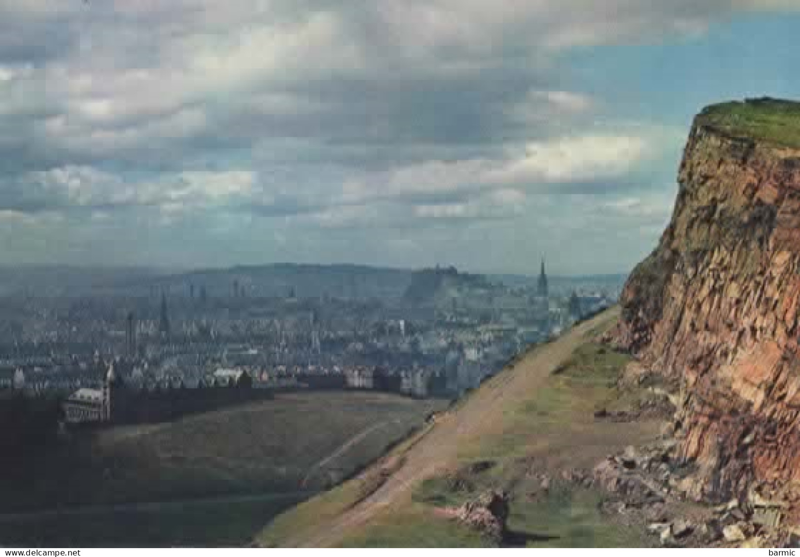 EDINBURGH, GENERAL VIEW FROM SALISBURY CRAGS ON ARTHER S COULEUR REF 15430 - Midlothian/ Edinburgh