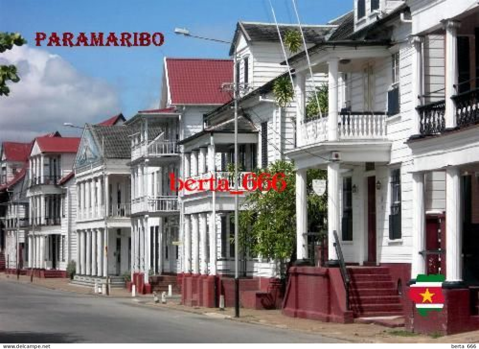 Suriname Paramaribo UNESCO New Postcard - Suriname