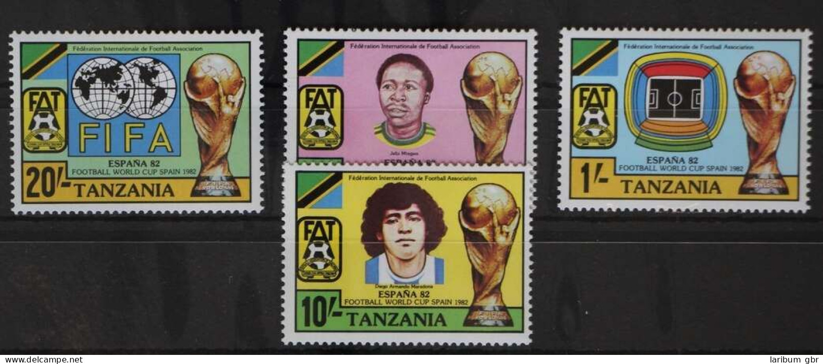 Tansania 197-200 Postfrisch Fußball #GC503 - Tansania (1964-...)