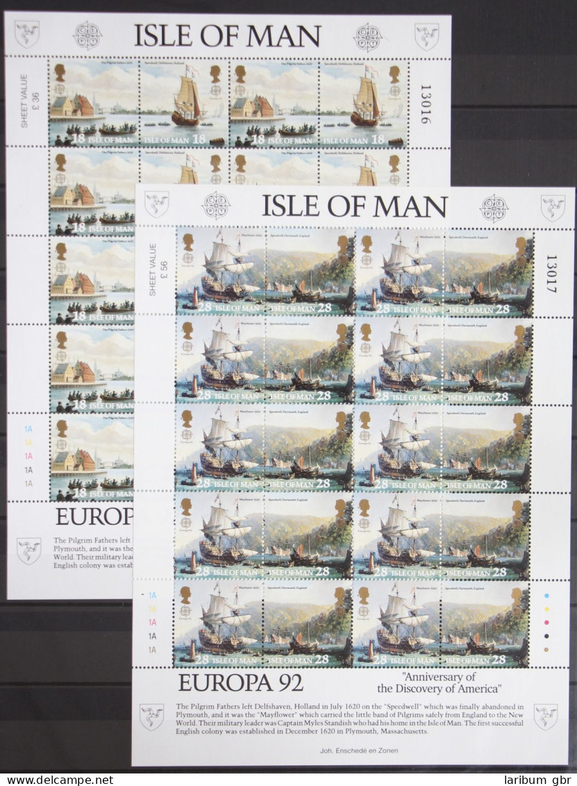 GB Isle Of Man 503-506 Postfrisch Als Kleinbogensatz, Schiffe #GD812 - Other & Unclassified