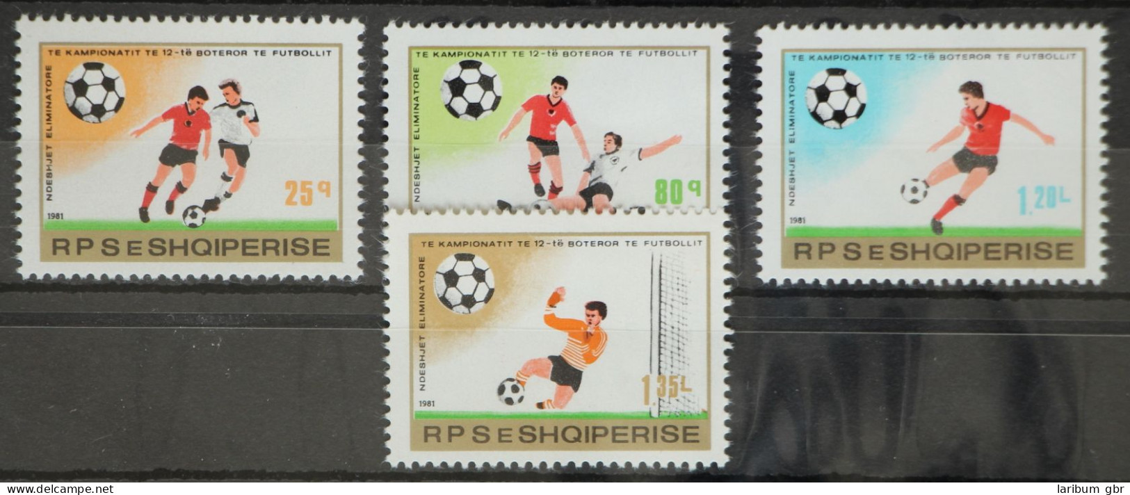 Albanien 2080-2083 Postfrisch Fußball #GC455 - Albania