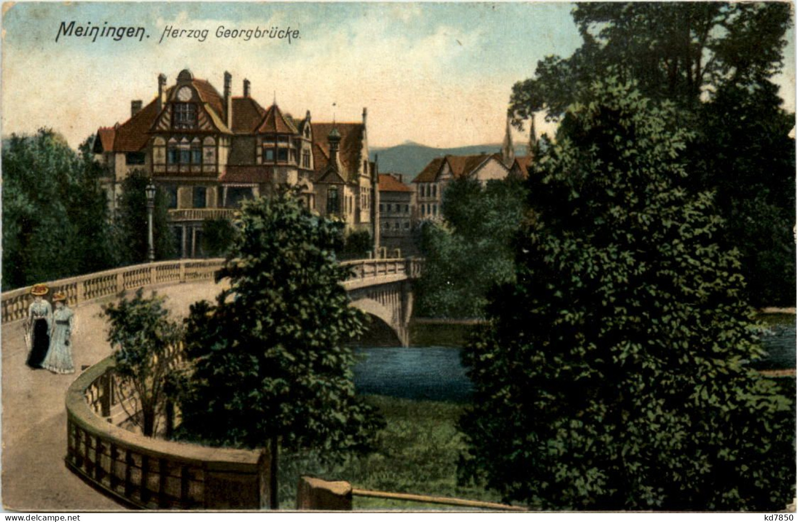 Meiningen, Herzogl. Georgbrücke - Meiningen