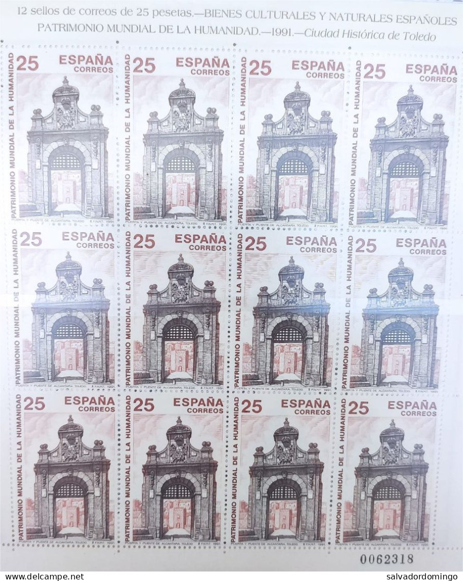 Patrimonio Mundial De La Humanidad, 1991, 4 Blocks Y 4 Hojas - Blocks & Sheetlets & Panes