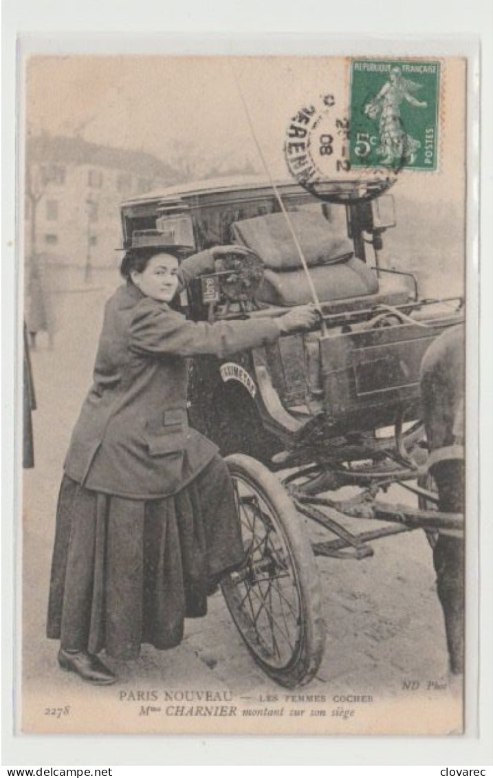 PARIS " LES FEMMES COCHER "Mme CHARNIER" - Artesanos De Páris