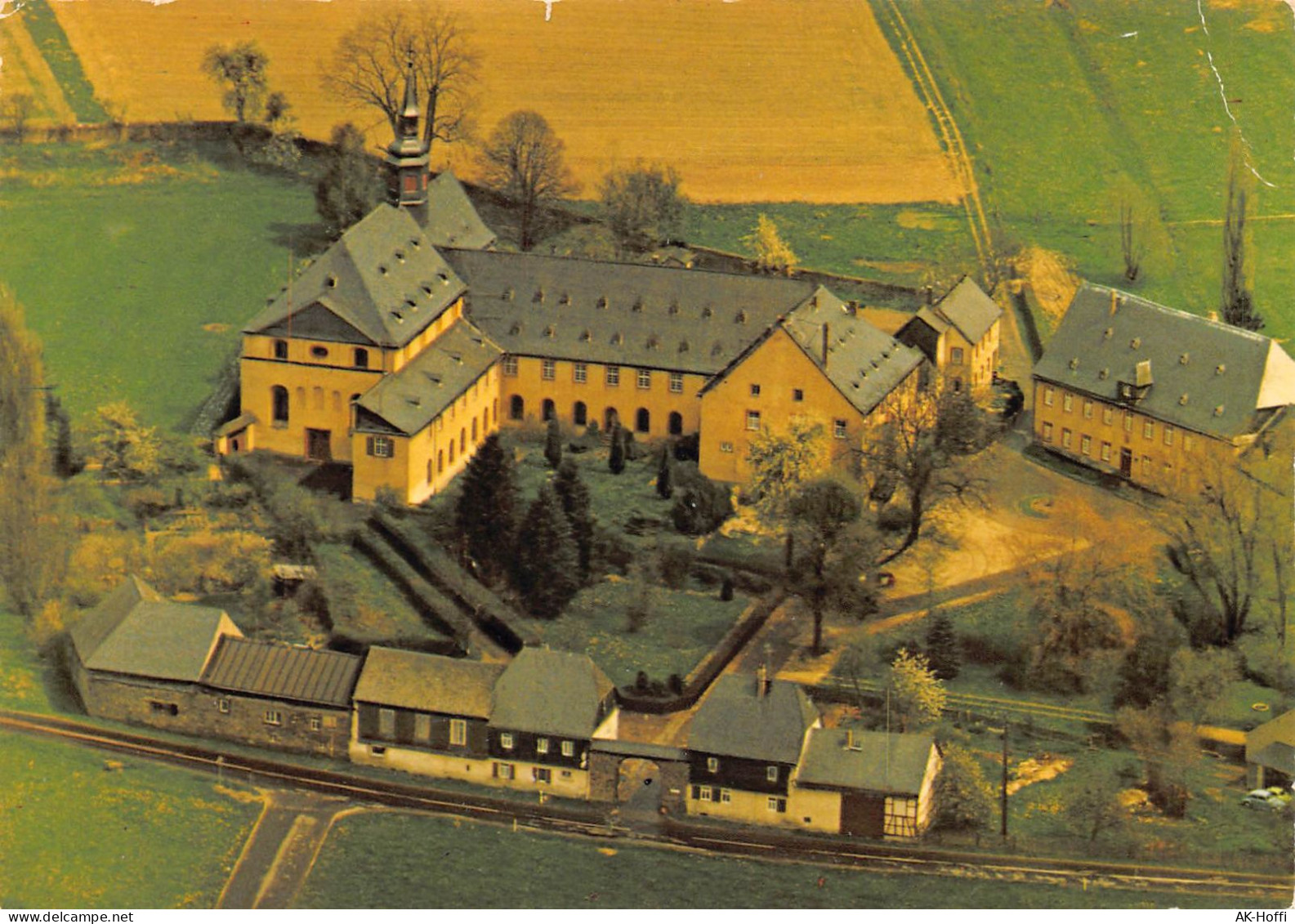 Gesamtansicht Von Kloster Schönau Bei Strüht / Taunus - Luftaufnahme - Taunus