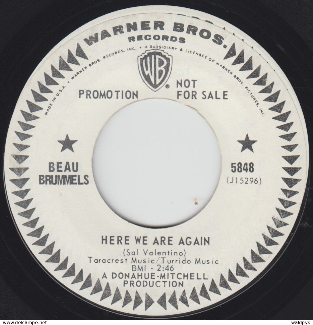 THE BEAU BRUMMELS - Here We Are Again (Promo) - Altri - Inglese