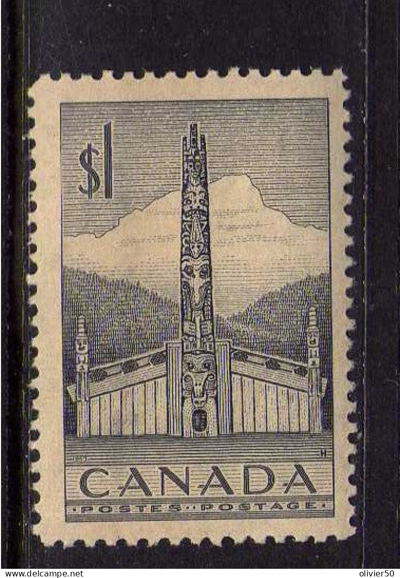 Canada -   1952 - 1 D. Totem - Neuf* - Ungebraucht