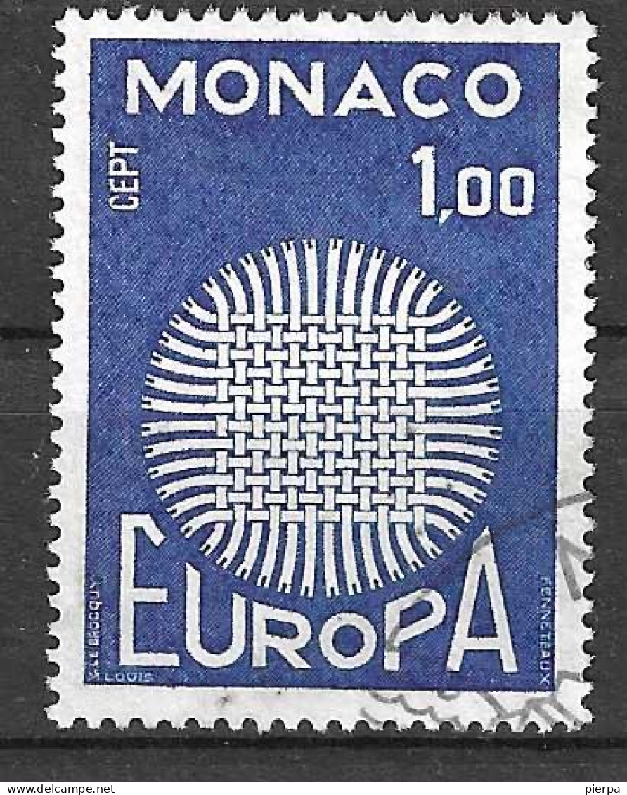 MONACO - 1970 - EUROPA - FR. 1,00 - USATO (YVERT 821 - MICHEL 979) - Usados