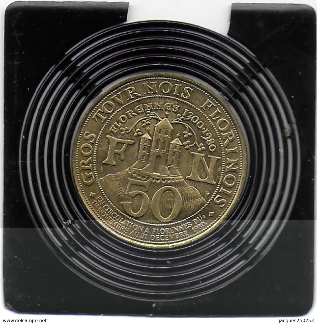 50 GROS TOURNOIS 1980 FLORENNES - Gemeentepenningen