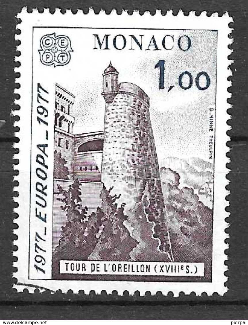 MONACO - 1977 - EUROPA - FR. 1,00 - USATO (YVERT 1101 - MICHEL 1015) - Usados