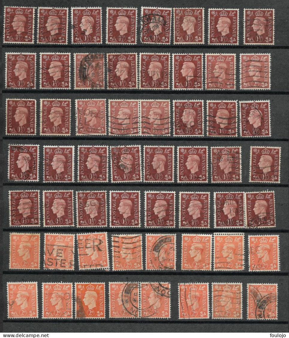 209/214 (190 Stamps) 251/255 (32 Stamps) Used  (Look At The 4 Scans) - Gebraucht