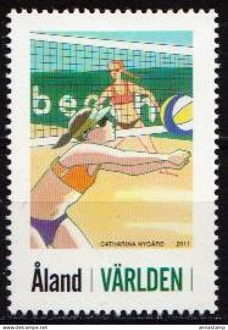 Aland MNH Stamp - Volleyball