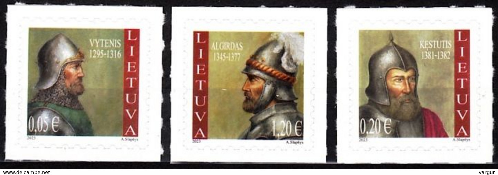 LITHUANIA 2023-04 Definitive: Rulers Of Great Duchy Of Lithuania, MINT - Familles Royales