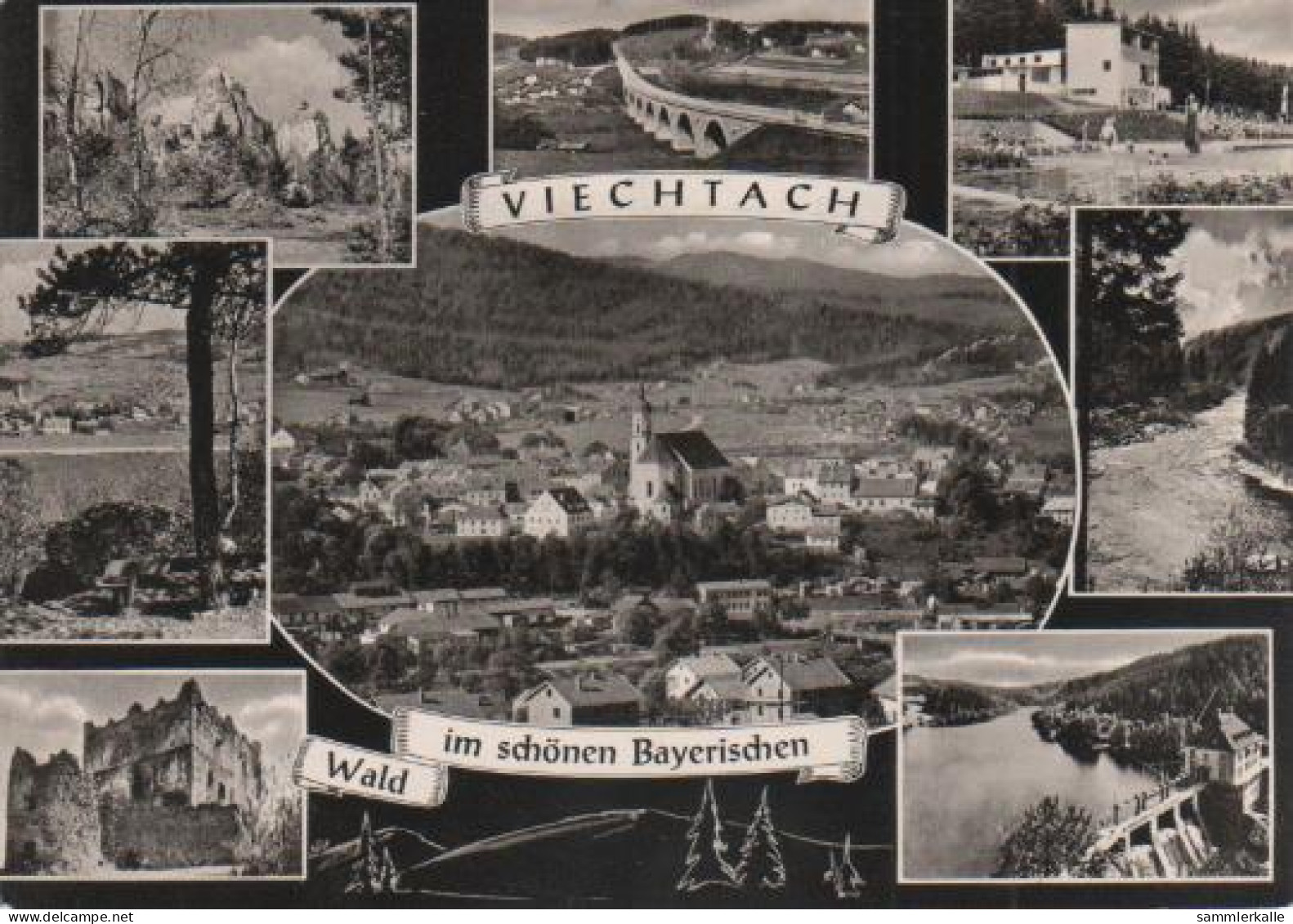 5027 - Viechtach - Bayer. Wald - Ca. 1965 - Regen