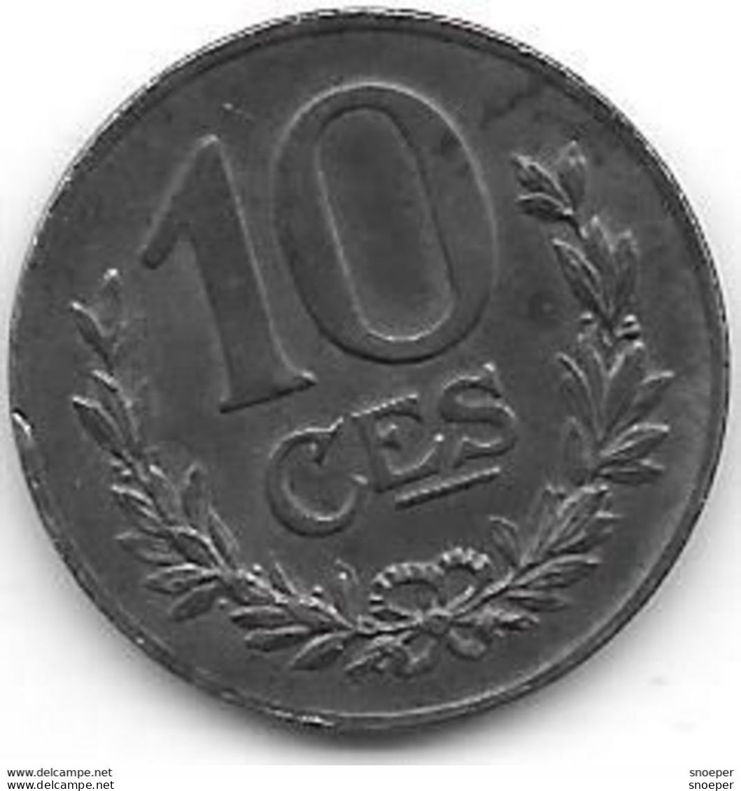 *Luxembourg 10 Centimes 1923 !!!!   Km 31    Xf+/ms60 !! Catalog Val 125,00$ - Luxembourg