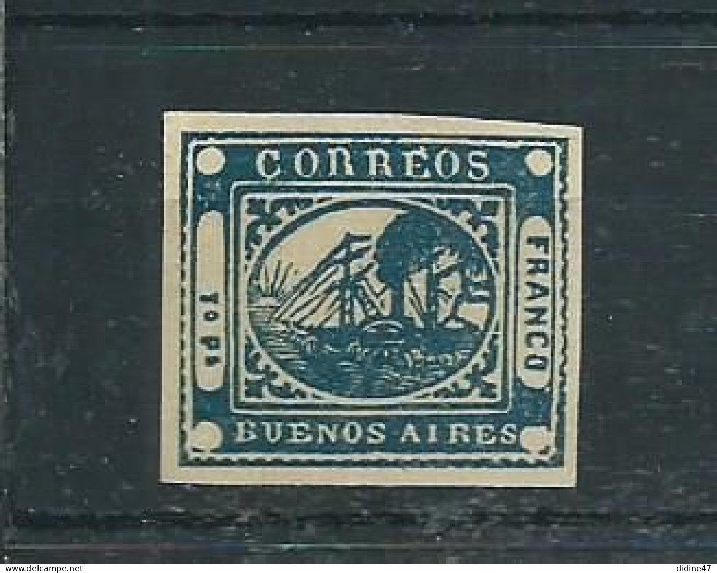 ARGENTINE - BUENOS AIRES - TIMBRE NON DENTELÉ ( SANS EXPERTISE° ) - Buenos Aires (1858-1864)