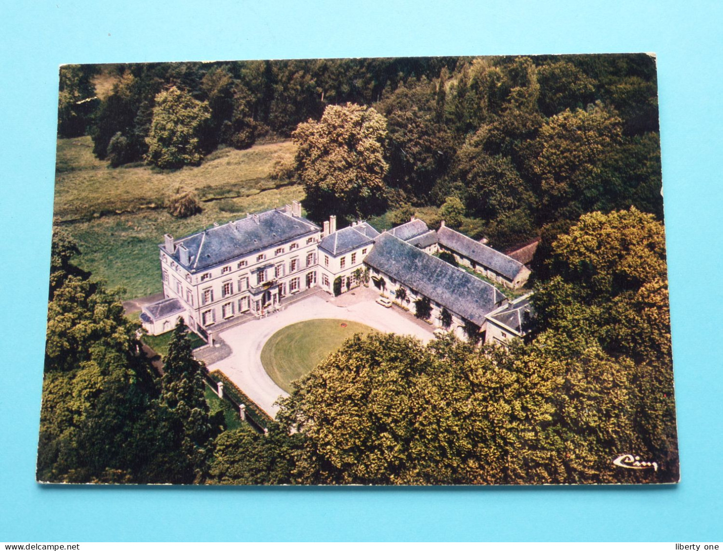 WAREMME > Vue Aérienne - Château De Longchamps ( Edit.: Cim - Mme Butenaers Libr. Pap ) Anno 19?? ( Zie / Voir Scans ) ! - Borgworm