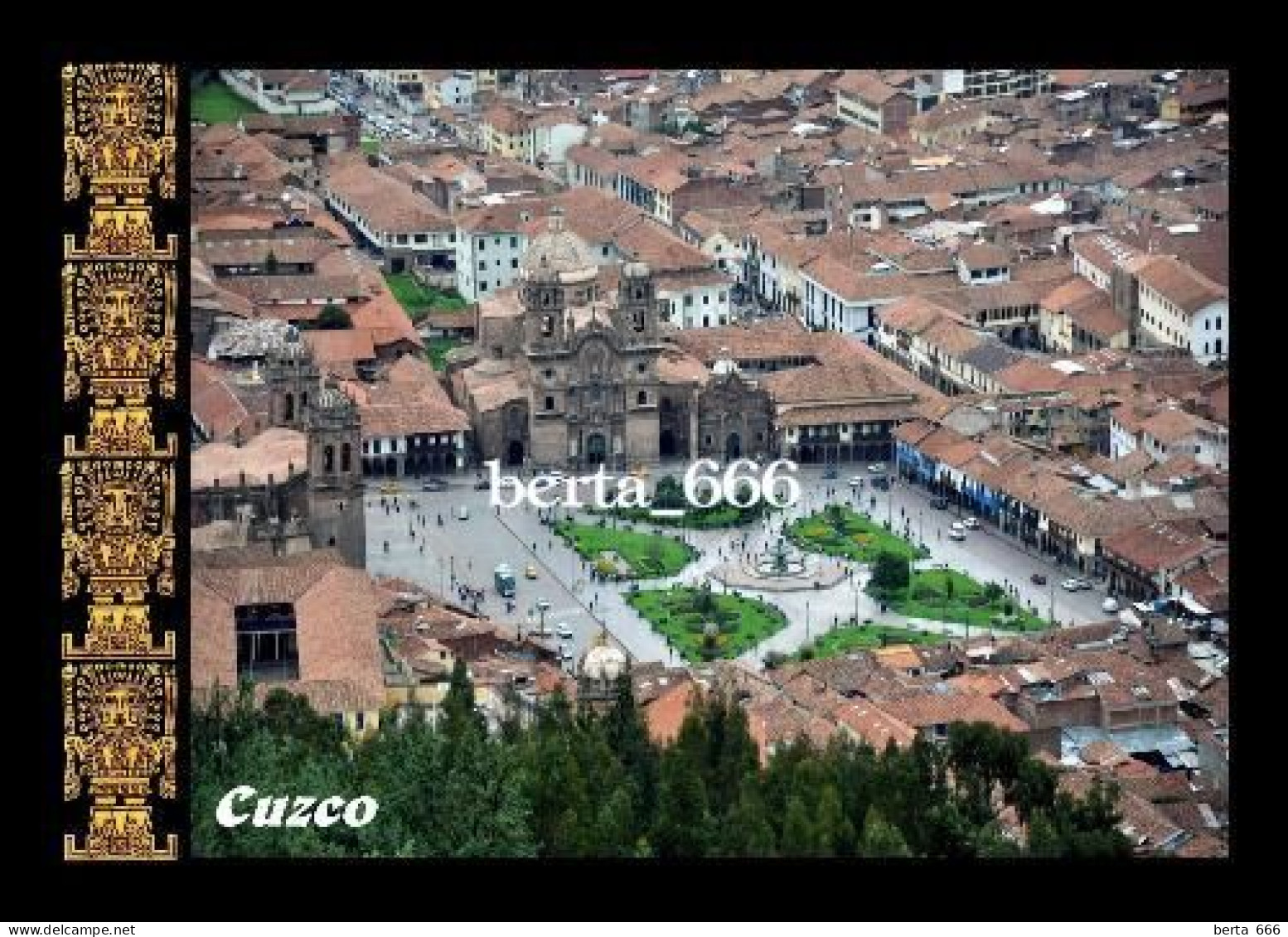 Peru Cuzco City Aerial View UNESCO New Postcard - Peru