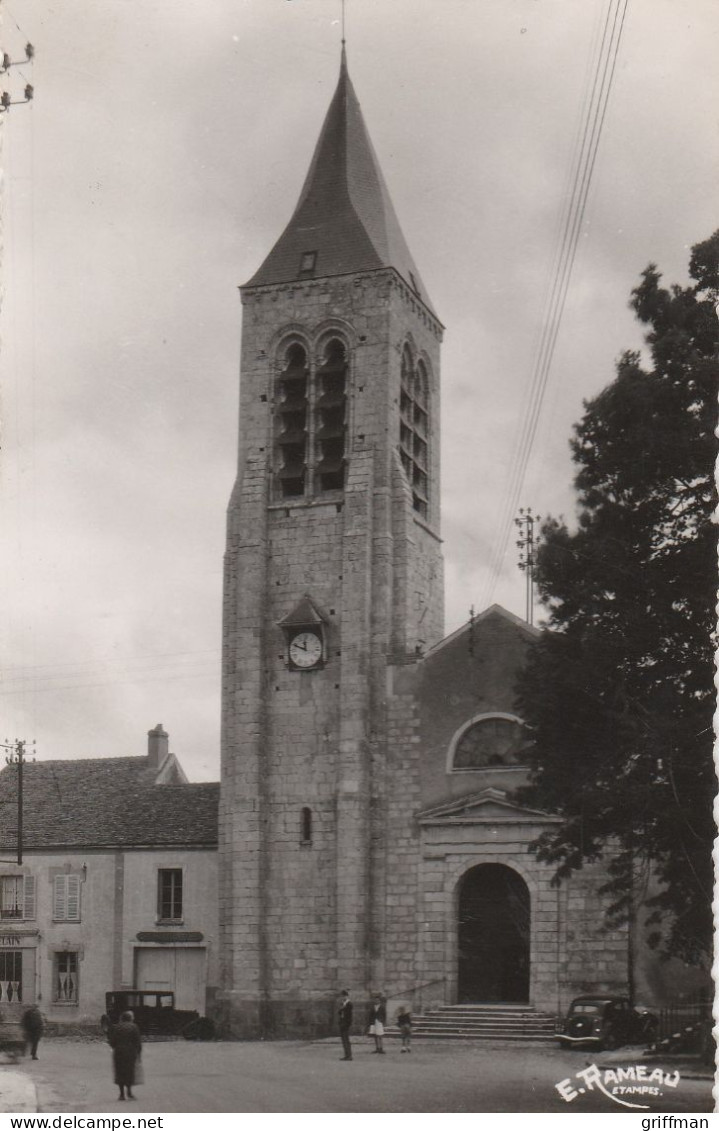 MEREVILLE L'EGLISE 1950 CPSM 9X14 TBE - Mereville