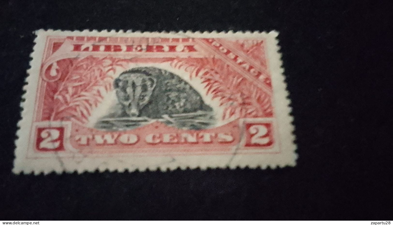 LİBERYA--1918       2 C      DAMGALI - Liberia