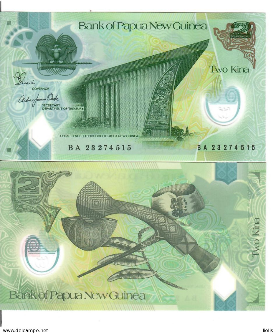 Papua New Guinea 2 Kina 2023 UNC - Papua Nuova Guinea